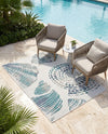 Seaside Haven Rugs Collection Area Rug -  Saltwater Rectangle Ivory  lifestyle 33