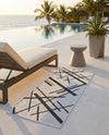 Urban Terrace Collection Area Rug -  Bowery Runner Black and White  lifestyle 47