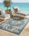 Urban Oasis Rugs Collection Area Rug -  Penthouse (Teal) Rectangle Teal  lifestyle 27