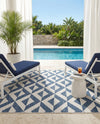 Urban Oasis Rugs Collection Area Rug -  Highrise (Blue) Square Blue  lifestyle 20