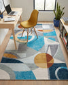 Urban Terrace Collection Area Rug -  Loggia Rectangle Multi  lifestyle 11