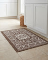 Tribal Terrace Treasures Collection Area Rug -  Incan Isle (Brown) Rectangle Brown  lifestyle 13