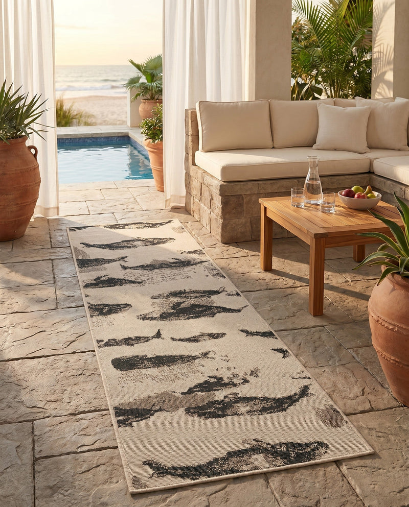 Seaside Haven Rugs Collection Area Rug -  Seabreeze Runner Beige  lifestyle 72