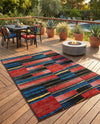 Urban Terrace Collection Area Rug -  Courtyard Rectangle Multi  lifestyle 19
