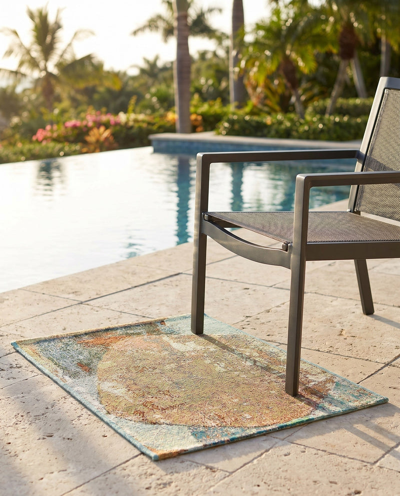 Urban Terrace Collection Area Rug -  Portico Rectangle Multi  lifestyle 6