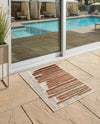 Urban Terrace Collection Area Rug -  Balcony Rectangle Beige Brown  lifestyle 19