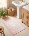 Tribal Terrace Treasures Collection Area Rug -  Incan Isle (Pink) Rectangle Pink  lifestyle 18