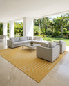 Urban Terrace Collection Area Rug -  Chelsea (Yellow) Square Yellow  lifestyle 49
