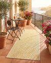 Urban Oasis Rugs Collection Area Rug -  Terrace (Yellow Ivory) Runner Yellow Ivory  lifestyle 31