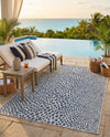 Urban Oasis Rugs Collection Area Rug -  Terrace (Blue) Rectangle Blue  lifestyle 7