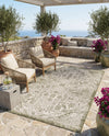 Tribal Terrace Treasures Collection Area Rug - Mayan Marina (Green) Rectangle Green  lifestyle 35