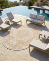 Urban Oasis Rugs Collection Area Rug -  Penthouse (Beige) Oval Beige  lifestyle 74
