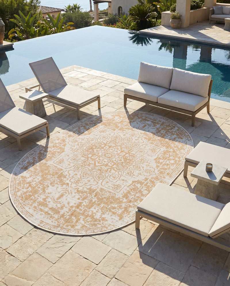 Urban Oasis Rugs Collection Area Rug -  Penthouse (Beige) Oval Beige  lifestyle 74