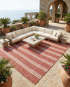 Urban Oasis Rugs Collection Area Rug -  District (Rust Red) Square Rust Red  lifestyle 63