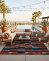 Urban Terrace Collection Area Rug -  Courtyard Rectangle Multi  lifestyle 10