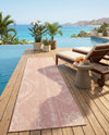 Desert Nomad Terrace Collection Area Rug - Sahara (Pink) Runner Pink  lifestyle 25