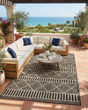 Savannah Pergola Collection Area Rug -  Glade Rectangle Black  lifestyle 36