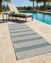 Urban Oasis Rugs Collection Area Rug -  District (Light Gray) Runner Light Gray  lifestyle 59
