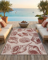 Seaside Haven Rugs Collection Area Rug -  Lighthouse (Ivory Rust Red) Rectangle Ivory Rust Red  lifestyle 20