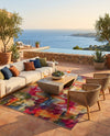 Urban Terrace Collection Area Rug -  Atrium Rectangle Multi  lifestyle 19