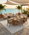 Savannah Escape Collection Area Rug - Mara Rectangle Light Gray  lifestyle 60