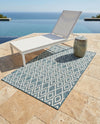 Urban Oasis Rugs Collection Area Rug -  Boulevard (Teal) Rectangle Teal  lifestyle 6