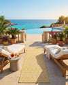 Urban Oasis Rugs Collection Area Rug -  Boulevard (Yellow Ivory) Runner Yellow Ivory  lifestyle 37