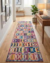 Urban Terrace Collection Area Rug -  Boardwalk Runner Multi  lifestyle 53