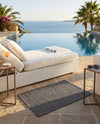Seaside Serenity Collection Area Rug - Veranda (Black) Rectangle Black  lifestyle 37