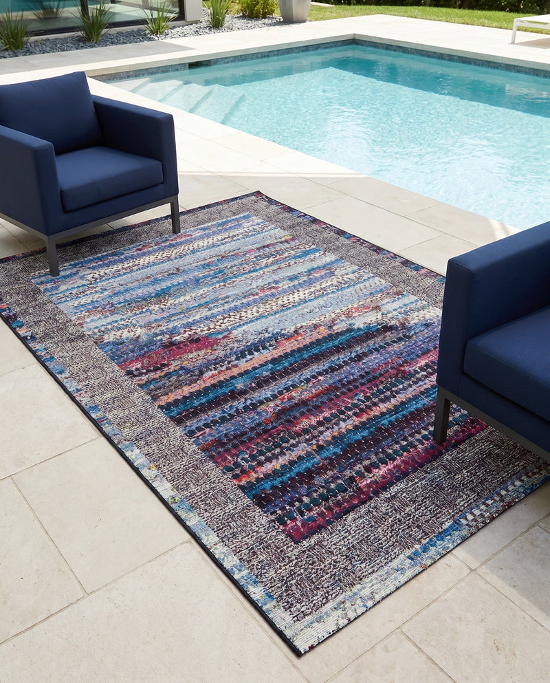 Urban Terrace Collection Area Rug -  Oasis Rectangle Multi  lifestyle 27