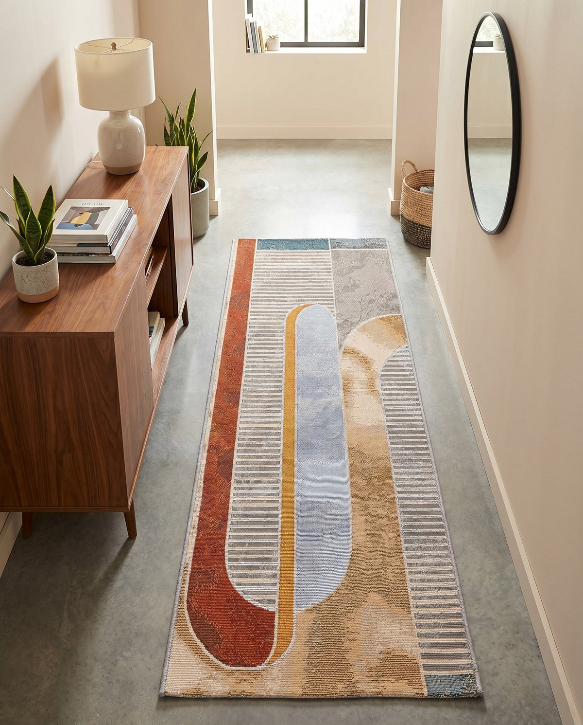 Urban Terrace Collection Area Rug -  Deck Runner Multi  lifestyle 67