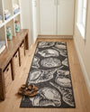 Seaside Haven Rugs Collection Area Rug -  Lighthouse (Black and White) Runner Black and White  lifestyle 69