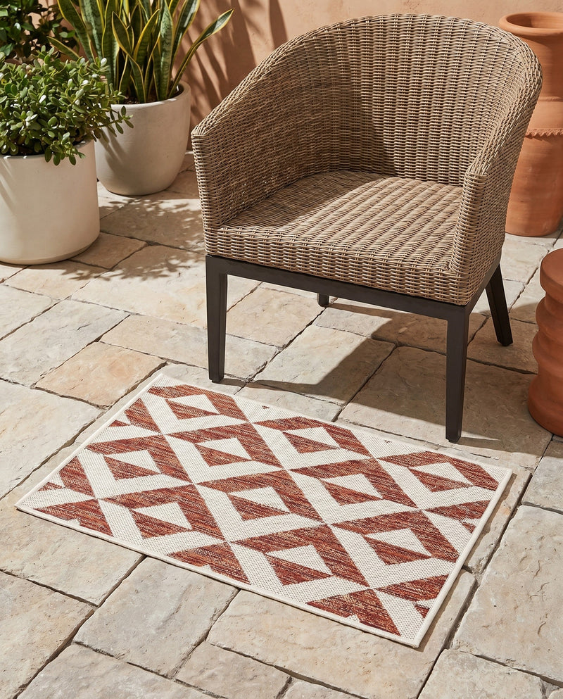 Urban Oasis Rugs Collection Area Rug -  Highrise (Rust Red) Rectangle Rust Red  lifestyle 9