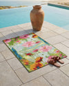 Seaside Blooms Collection Area Rug -  Amalfi Rectangle Multi  lifestyle 9