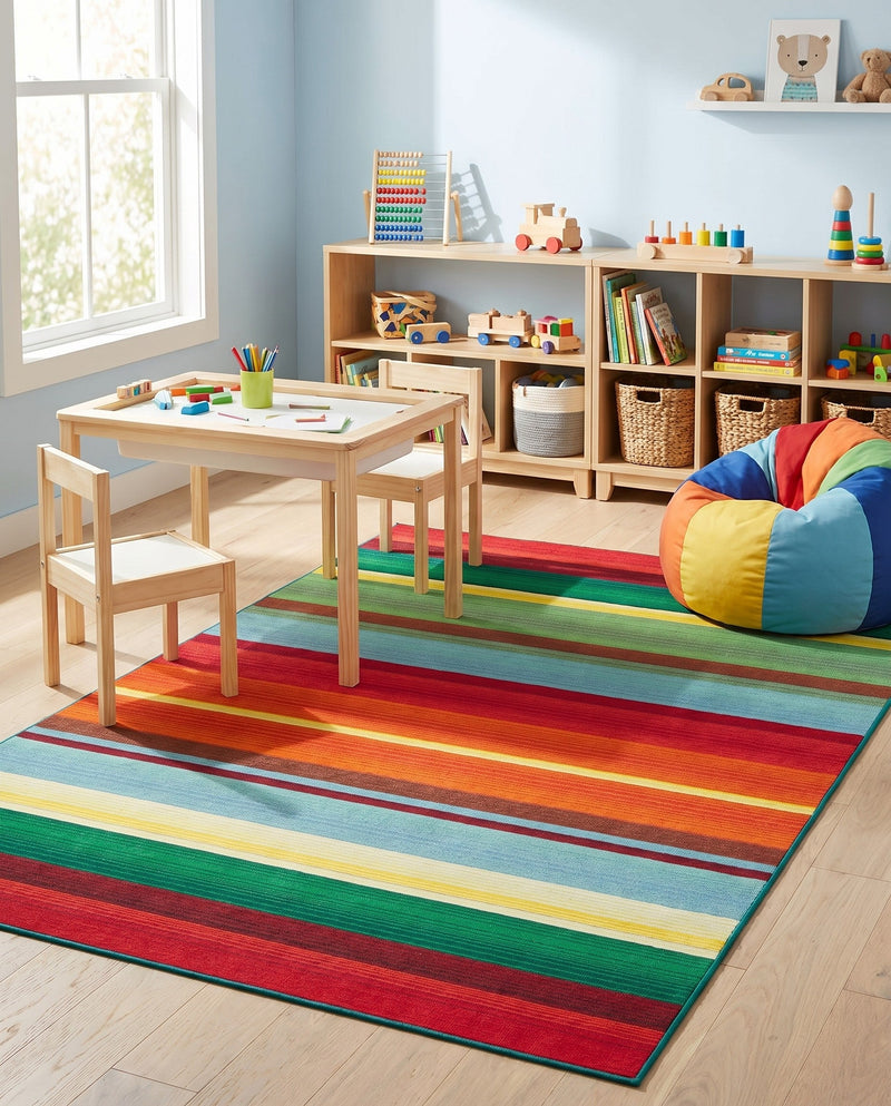 Urban Terrace Collection Area Rug -  Canopy Rectangle Multi  lifestyle 13