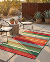 Urban Terrace Collection Area Rug -  Canopy Rectangle Multi  lifestyle 34