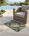 Urban Terrace Collection Area Rug -  Chelsea (Green) Rectangle Green  lifestyle 33