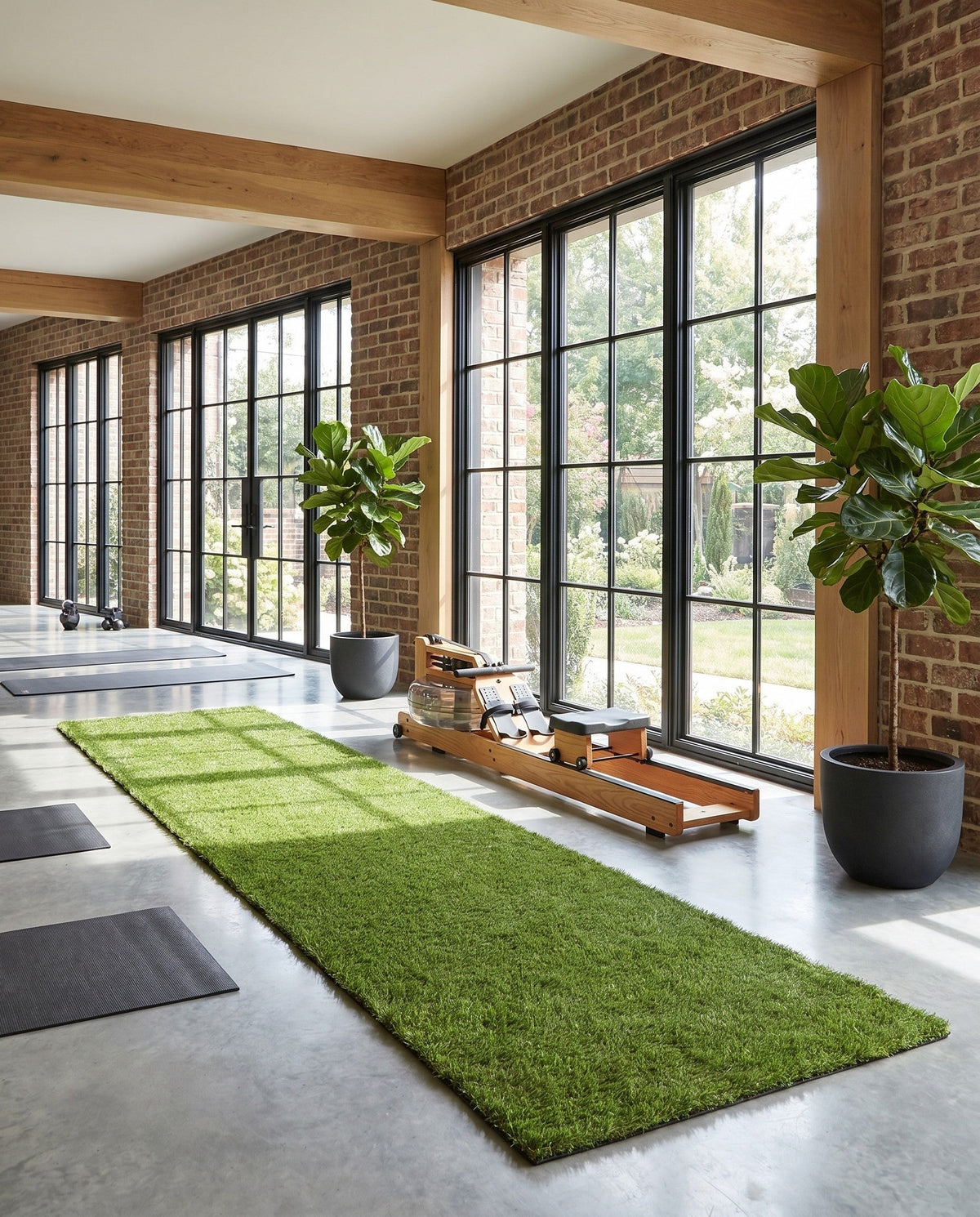Meadow Retreat Collection Area Rug - Glen Runner Green  lifestyle 104