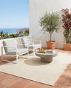 Jill Zarin Sedona Oasis Outdoor Collection Area Rug - Coconino (Pebble Stones) Rectangle Pebble Stones  lifestyle 9