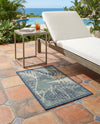 Coastal Terrace Collection Area Rug -  Driftwood Rectangle Blue  lifestyle 10