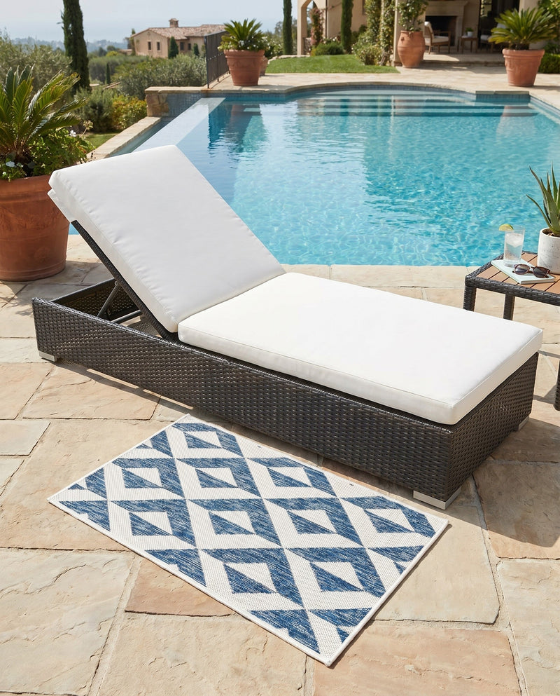 Urban Oasis Rugs Collection Area Rug -  Highrise (Blue) Rectangle Blue  lifestyle 23