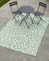 Savannah Escape Collection Area Rug -  Amazon (Green Blue) Rectangle Green Blue  lifestyle 26