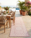 Tribal Terrace Treasures Collection Area Rug -  Incan Isle (Pink) Runner Pink  lifestyle 53
