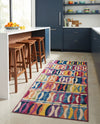 Urban Terrace Collection Area Rug -  Boardwalk Runner Multi  lifestyle 70