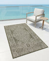 Patio Heritage Collection Area Rug - Savannah (Green) Rectangle Green  lifestyle 25