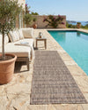 Seaside Stripes Collection Area Rug -  Boardwalk (Natural) Runner Natural  lifestyle 70