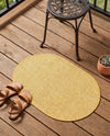 Seaside Serenity Collection Area Rug - Veranda (Corn Harvest Yellow) Oval Corn Harvest Yellow  lifestyle 29