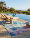 Seaside Haven Rugs Collection Area Rug - Marina Rectangle Multi  lifestyle 20