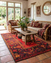 Safari Escape Rugs Collection Area Rug - Serengeti Rectangle Multi  lifestyle 44