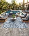 Savannah Escape Collection Area Rug -  Amazon (Blue) Rectangle Blue  lifestyle 26